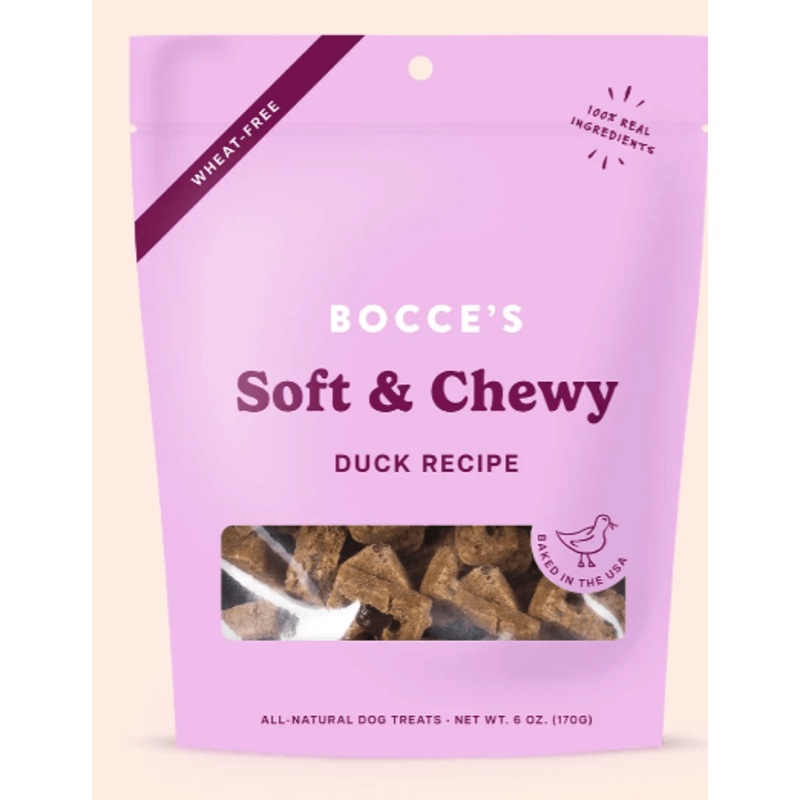 Bocce's Bakery Duck Soft & Chewy Dog Treats, 6 oz