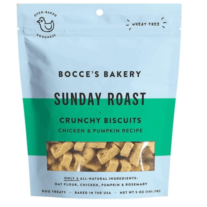 Bocce's Bakery Everyday Sunday Roast Dog Treats, 5 oz