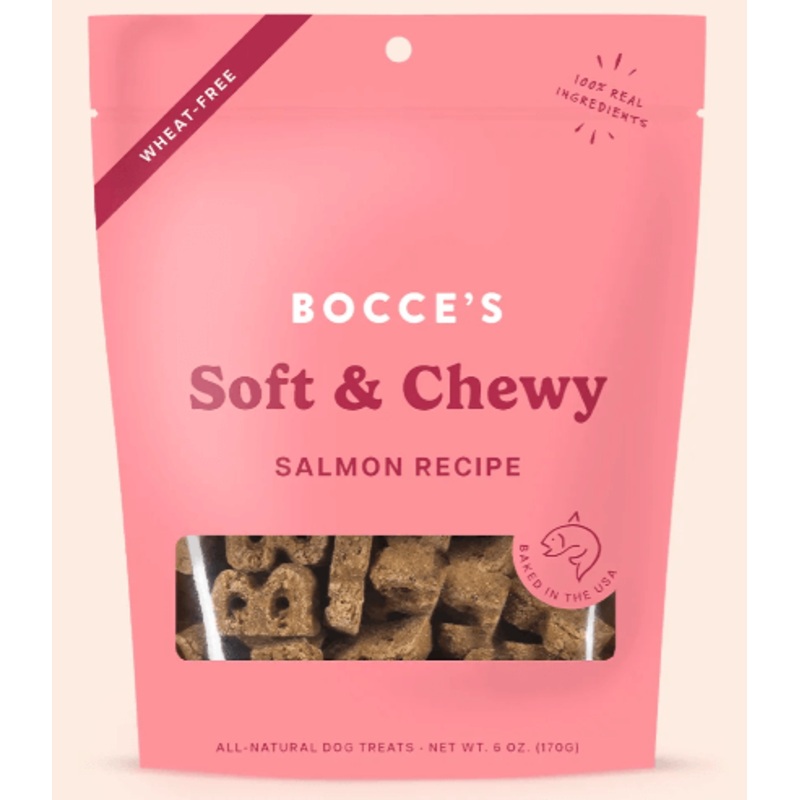 Bocce's Bakery Salmon Soft & Chewy Dog Treats, 6 oz