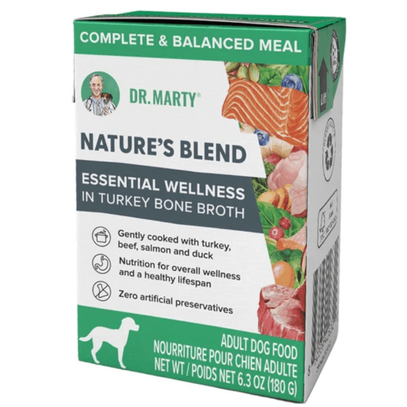 Dr. Marty Nature's Blend Essential Wellness in Turkey Bone Broth Wet Food 6.3 oz
