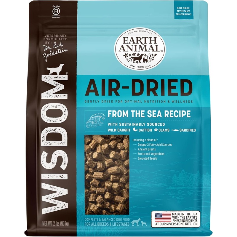 Earth Animal Wisdom Sea Recipe Air-Dried Dog Food