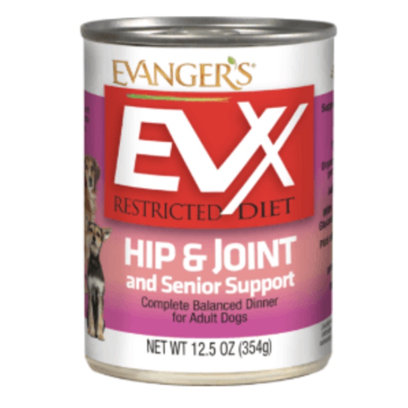 Evanger's EVX Restricted Diet Hip & Joint Senior Support 12.5oz