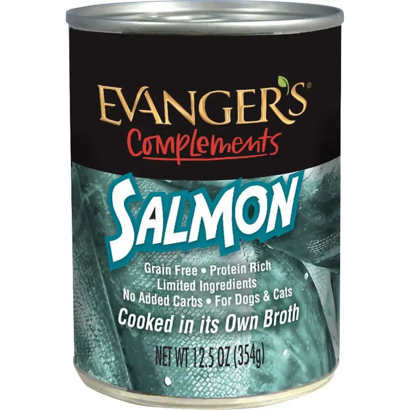 Evanger's Grain Free Salmon Canned Dog & Cat Food, 12.8 oz