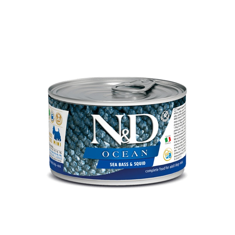 Farmina N&D Seabass & Squid for dogs