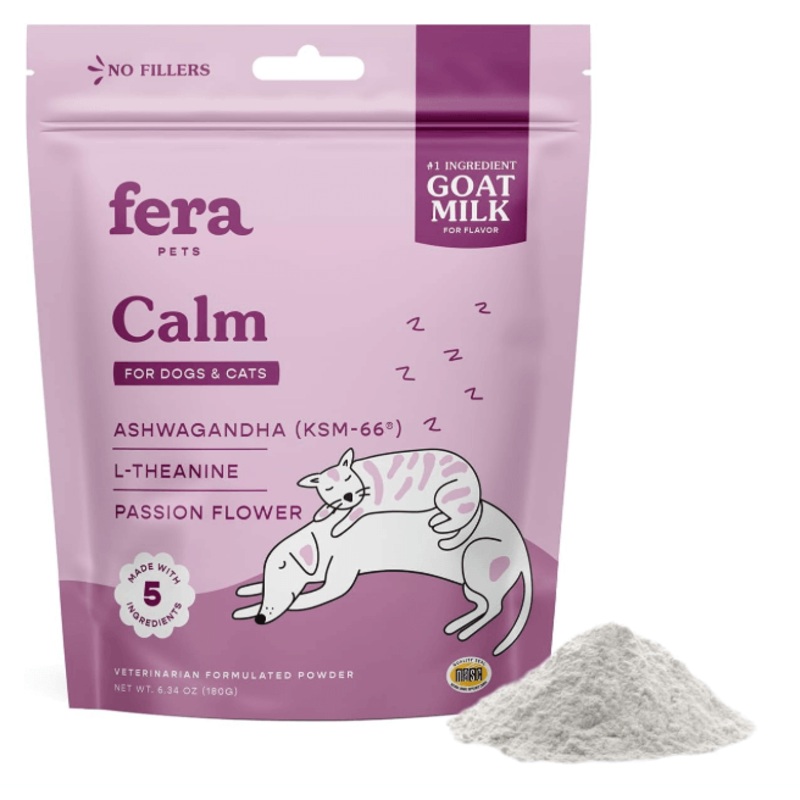 Fera Pet Organics Calm Goat Milk Topper for Cats & Dogs