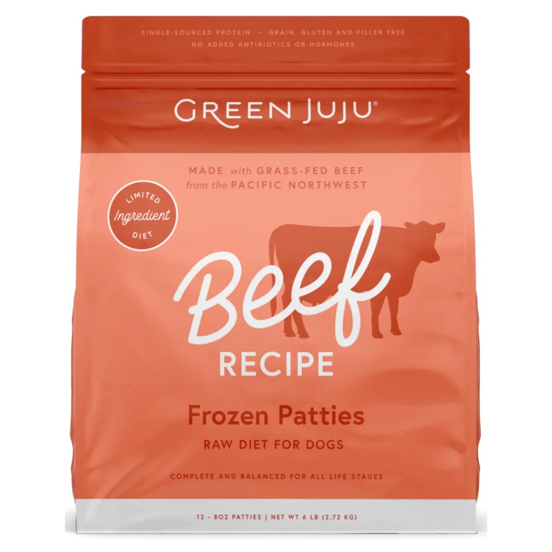 Green Juju Raw Frozen Beef Sliders, 3lb