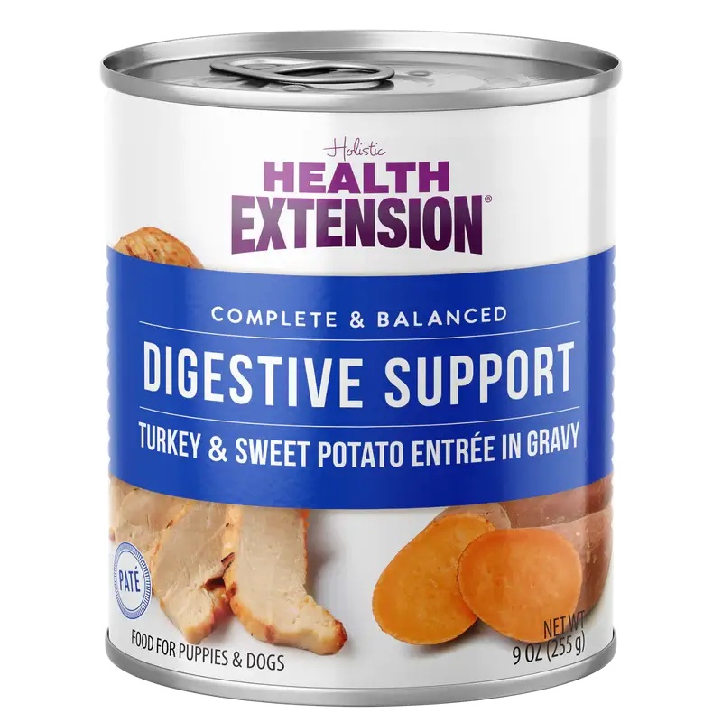 Health Extension Digest Dog Food Turkey & Sweet Potato in Gravy 9oz