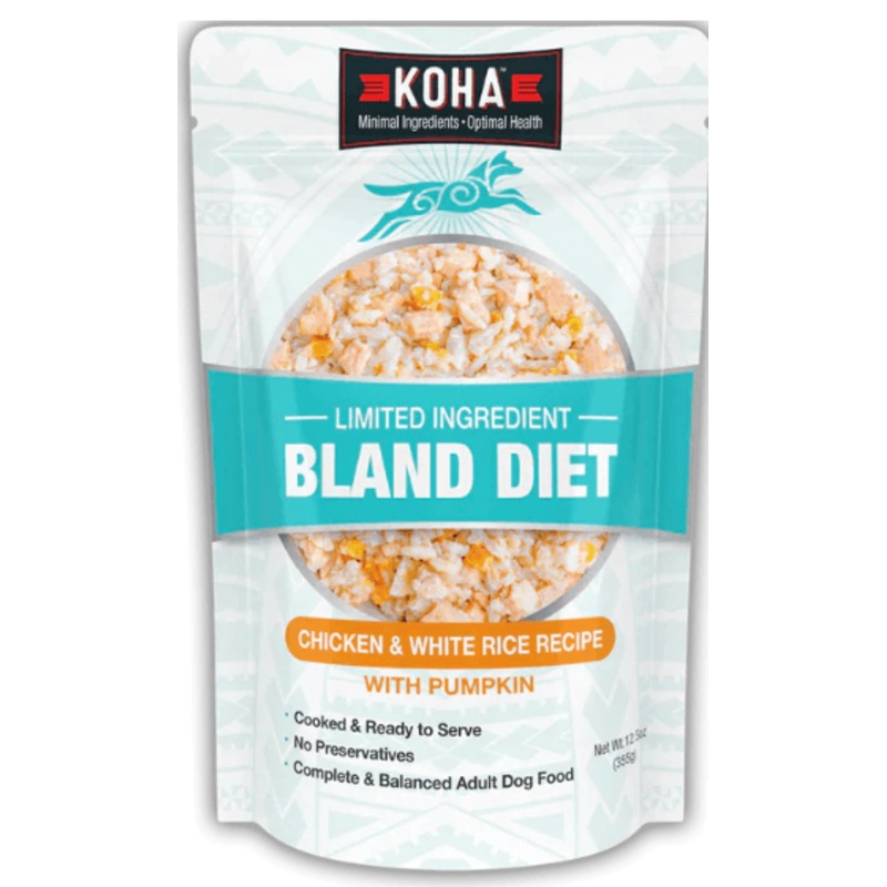 Koha Bland Diet, Chicken & White Rice with Pumpkin, 12.5oz