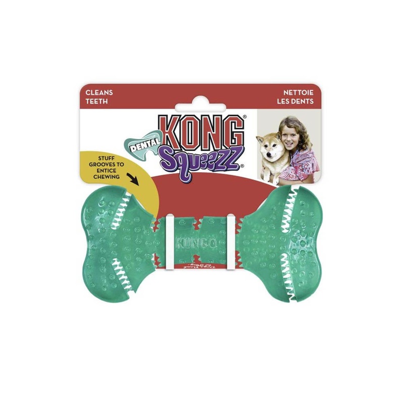 Kong Squeezz Dental Bone - Medium