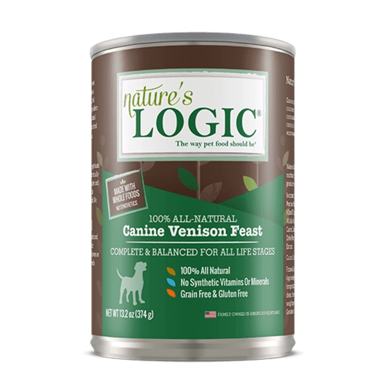 Nature's Logic Canine Venison Feast, 13.2 oz