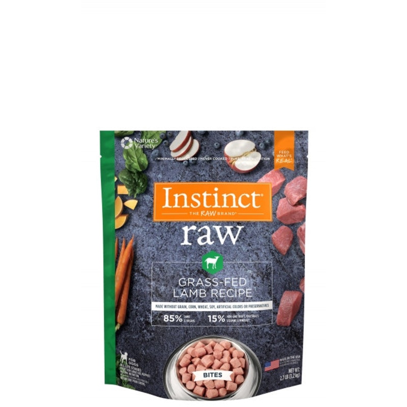 Nature's Variety Instinct Raw Frozen Bites 85/15, Lamb