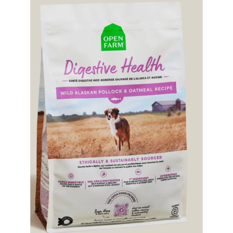 Open Farm Digestive Health, Pollock and Oatmeal Dog Food