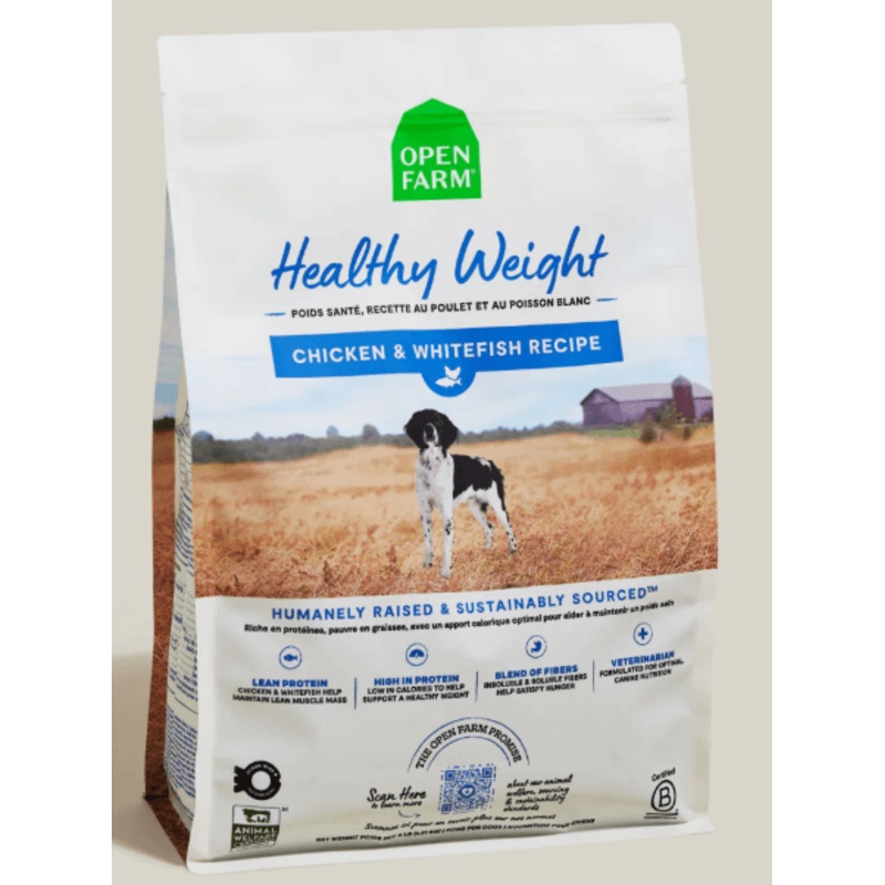 Open Farm Healthy Weight, Chicken & Whitefish Dog Food