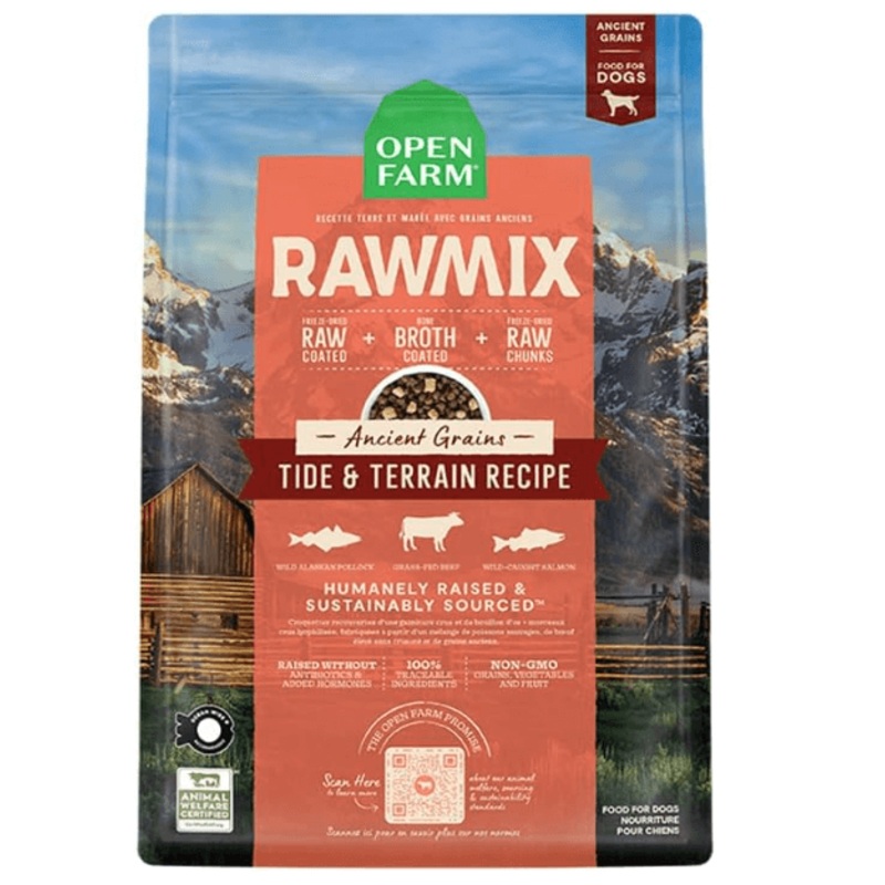 Open Farm RawMix with Ancient Grains Tide & Terrain Recipe Dog Food