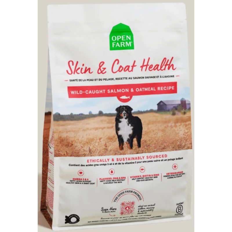 Open Farm Skin & Coat Health, Salmon & Oatmeal Dog Food