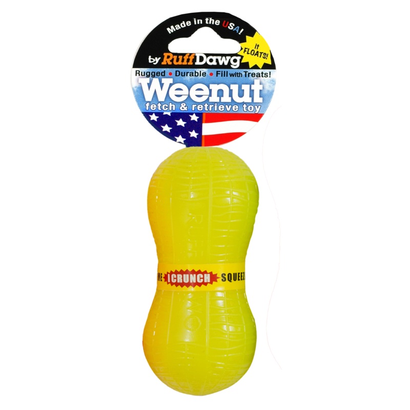 Ruff Dawg Weenut Crunch Dog Toy