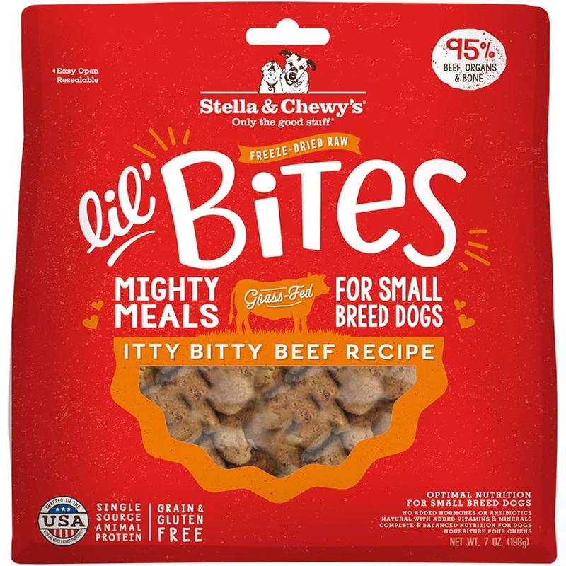 Stella & Chewy's Freeze-Dried Raw Lil' Bites, Beef, 7 oz