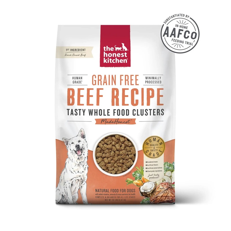 The Honest Kitchen Grain Free Whole Food Clusters, Small Breed Beef