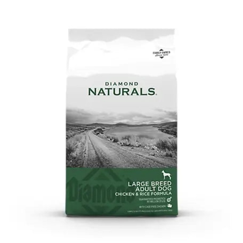 Diamond Naturals Large Breed Adult Chicken & Rice, 40lb