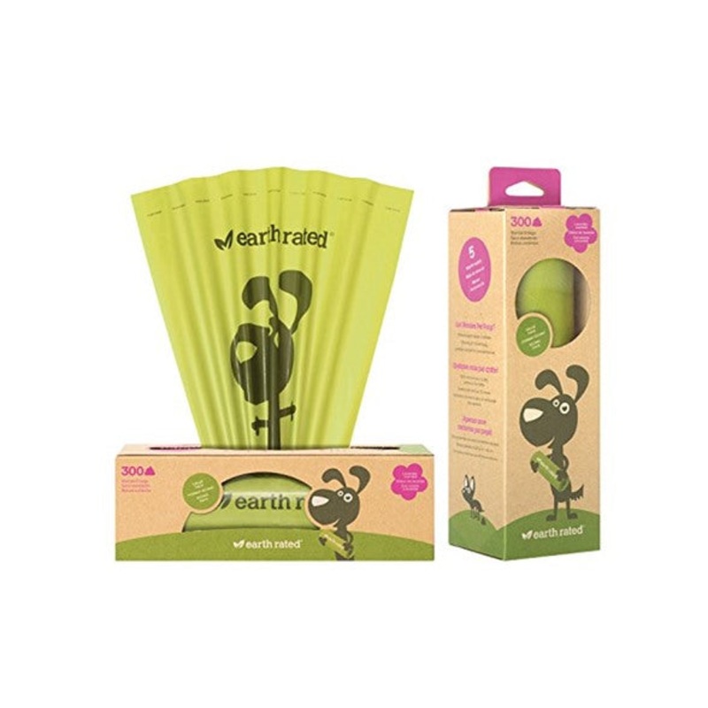 Earth Rated Large Single Roll of Waste Bags, 300 Count