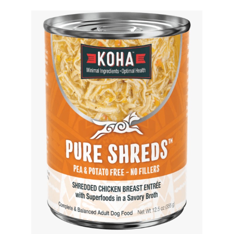 Koha Pure Shreds Shredded Chicken Breast for Dogs 12.5oz