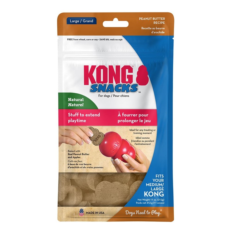 KONG Stuff'N Snacks, Peanut Butter, Large