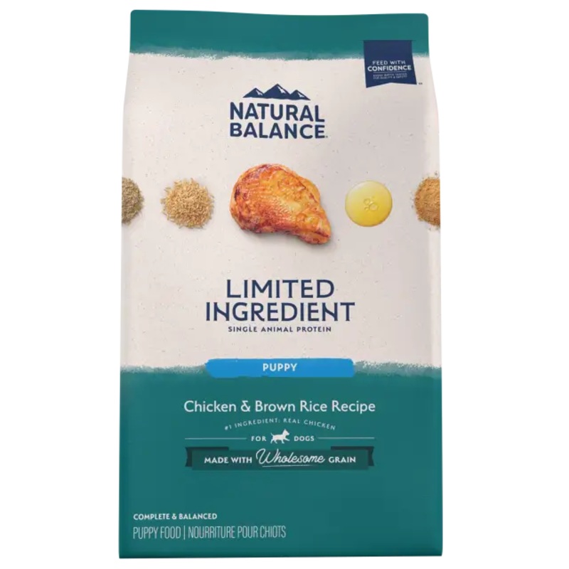 Natural Balance Limited Ingredient Diet Chicken & Brown Rice Puppy Formula Dry Dog Food