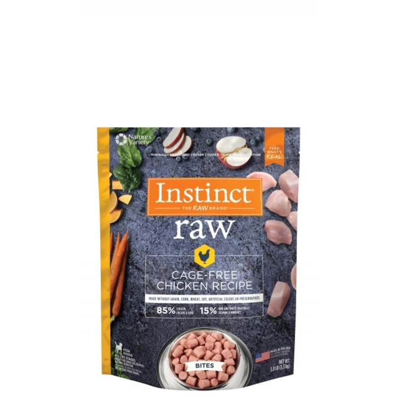 Nature's Variety Instinct Raw Frozen Bites 85/15, Chicken
