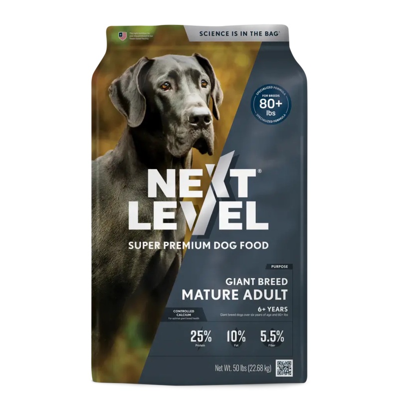 Next Level Giant Breed Mature Adult Dry Dog Food 50 lb