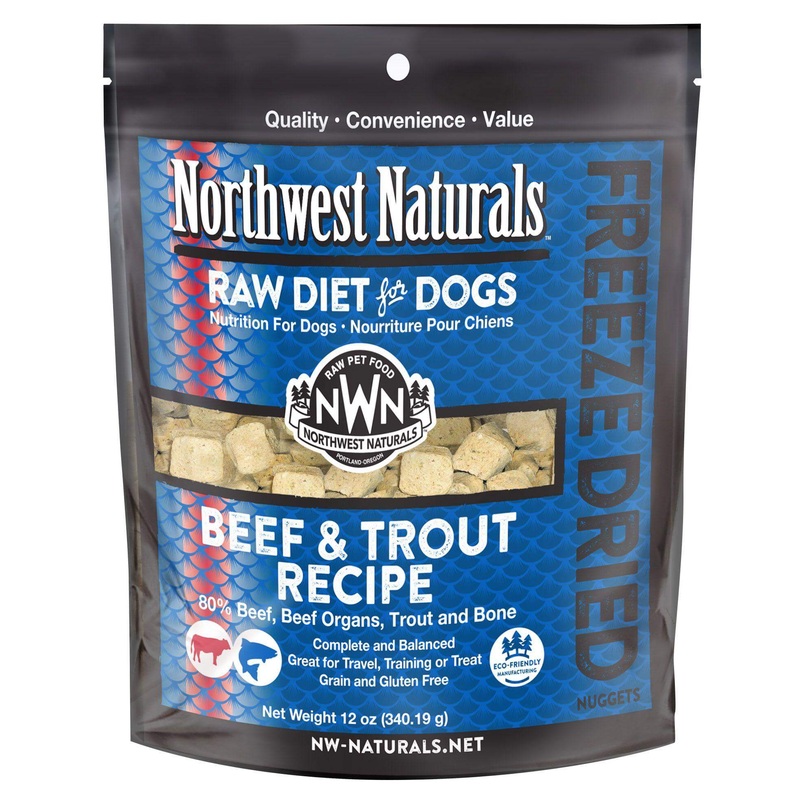 Northwest Naturals Freeze-Dried Raw Beef & Trout Nuggets