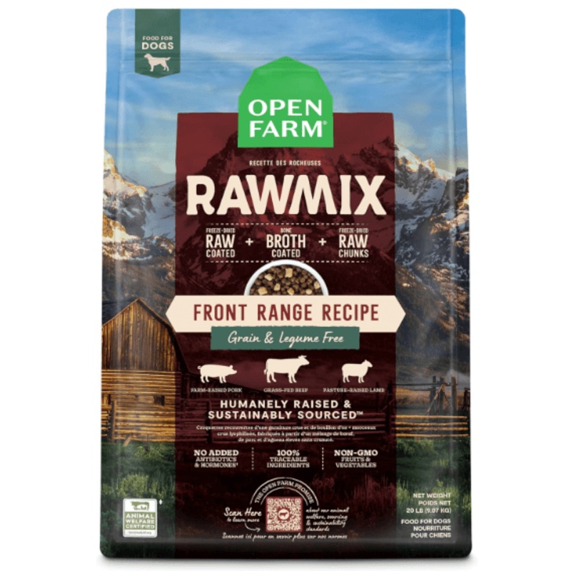Open Farm RawMix Grain Free Wild Front Range Dog Food