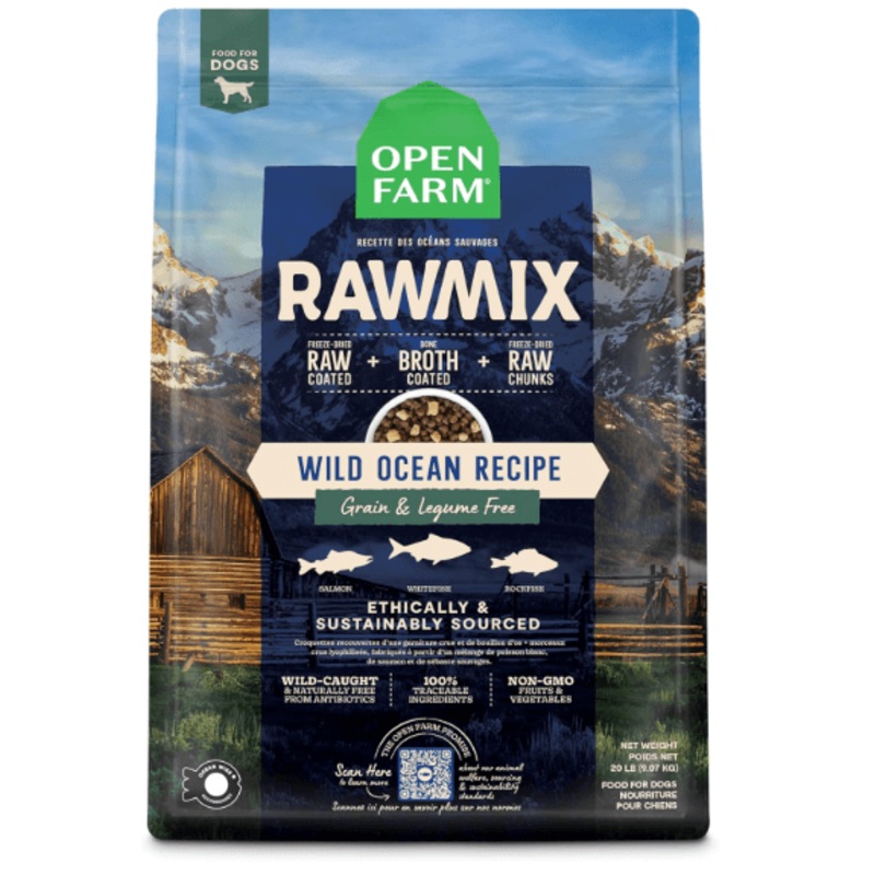 Open Farm RawMix Grain Free Wild Ocean Dog Food