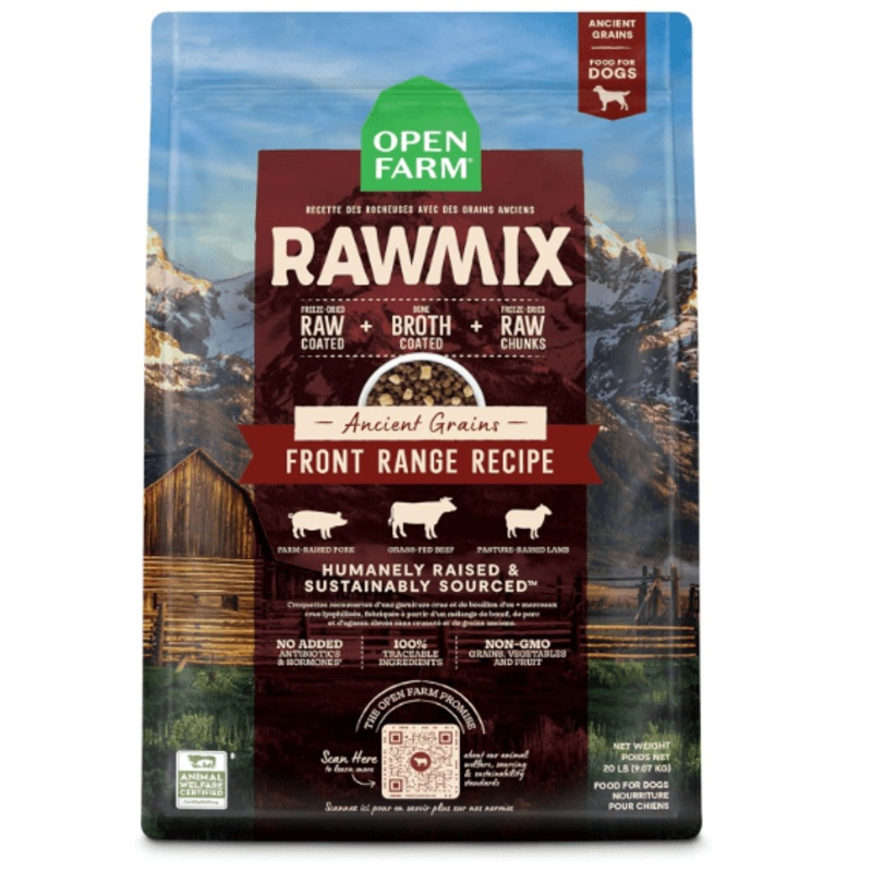 Open Farm RawMix with Ancient Grains Wild Front Range Recipe Dog Food