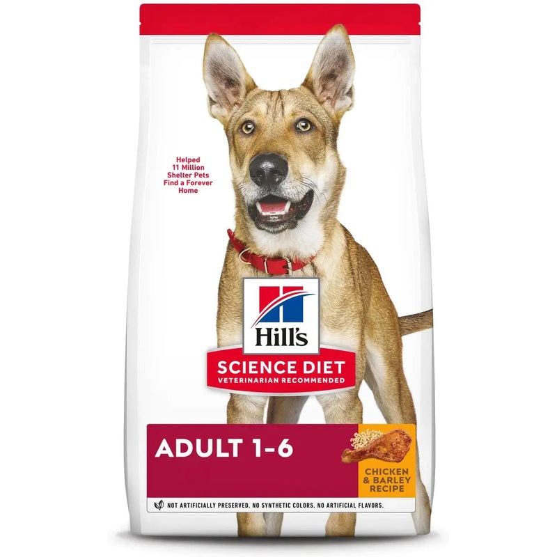 Science Diet Adult 1-6 Chicken & Barley Dry Dog Food