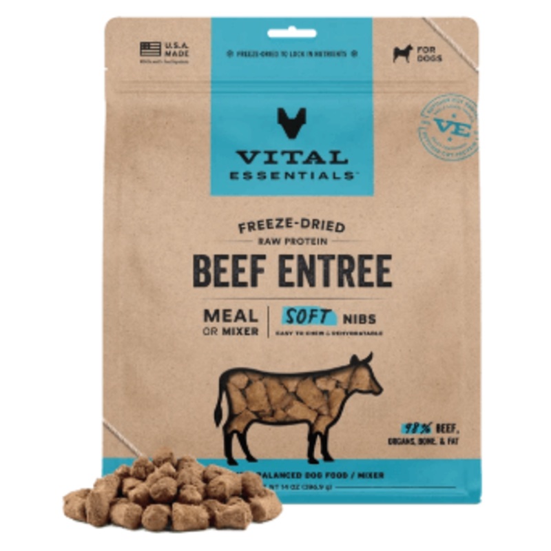 Vital Essentials Freeze-Dried Beef Entree, 14 oz