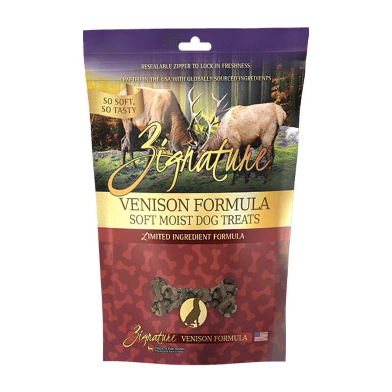 Zignature Soft Moist Treats: Venison