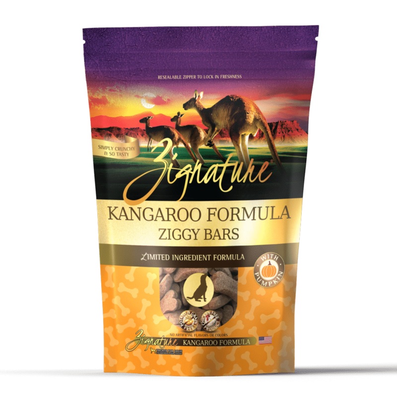 Zignature Ziggy Bars Treat, Kangaroo Formula, 12 oz
