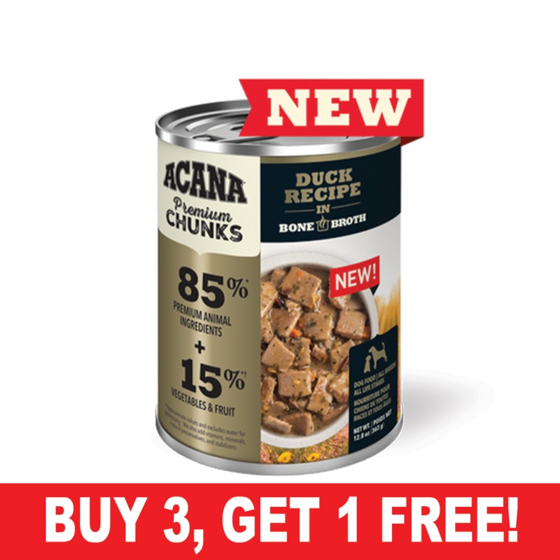 Acana Premium Chunks, Duck Recipe in Broth 12.8 oz