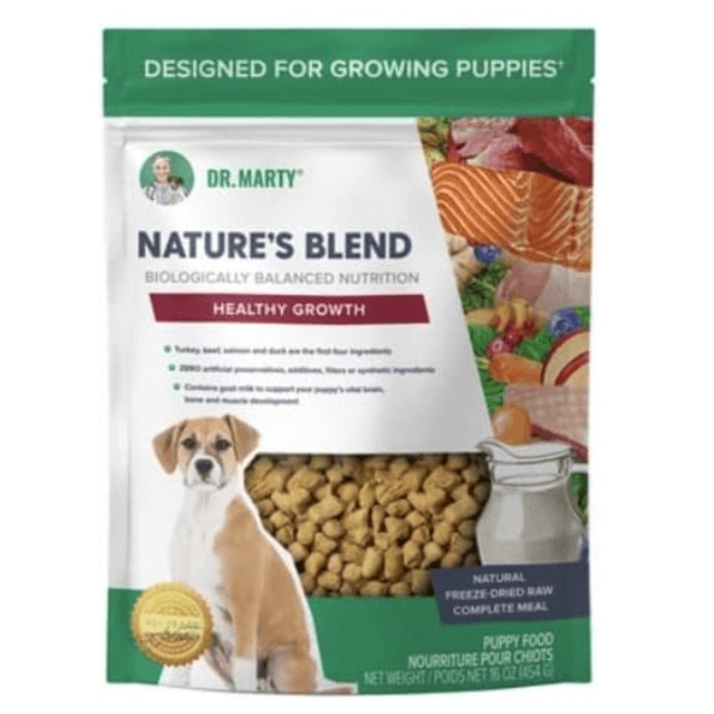 Dr Marty Nature's Blend Healthy Growth, Freeze Dried Puppy Food