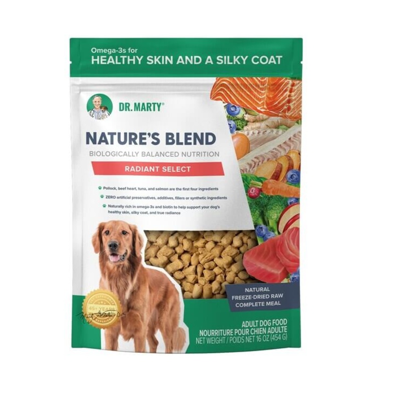 Dr. Marty Nature's Blend, Radiant Select, Freeze-Dried Raw Dog Food
