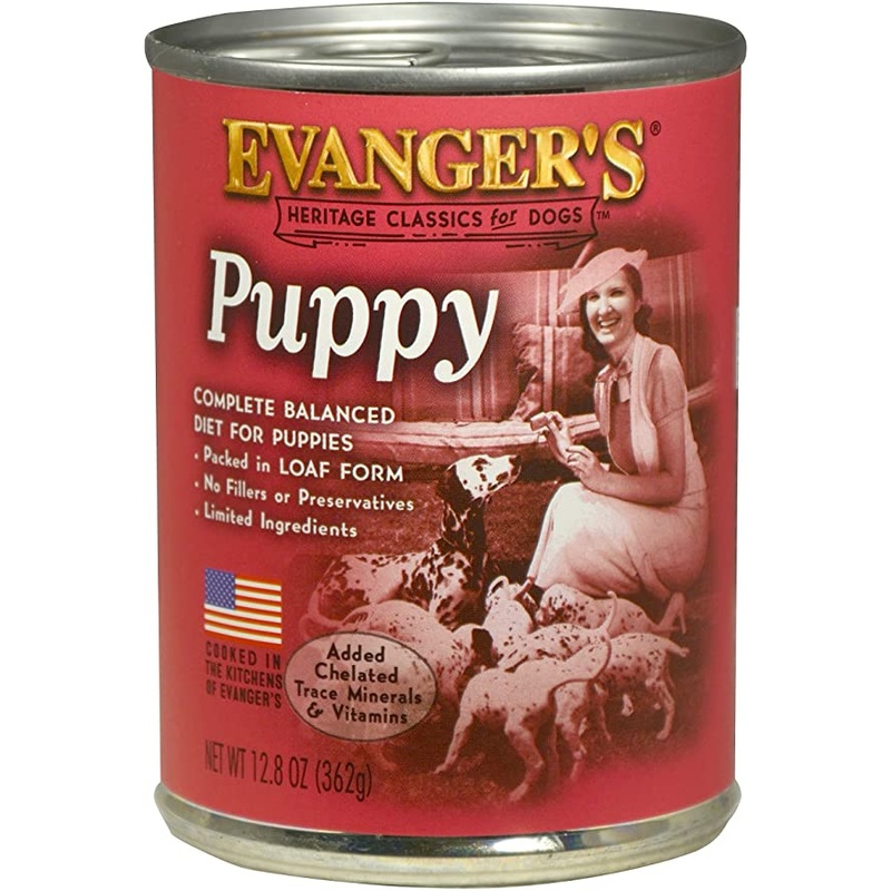 Evanger's Puppy & Underweight Dogs Dog Food, 12.8 oz