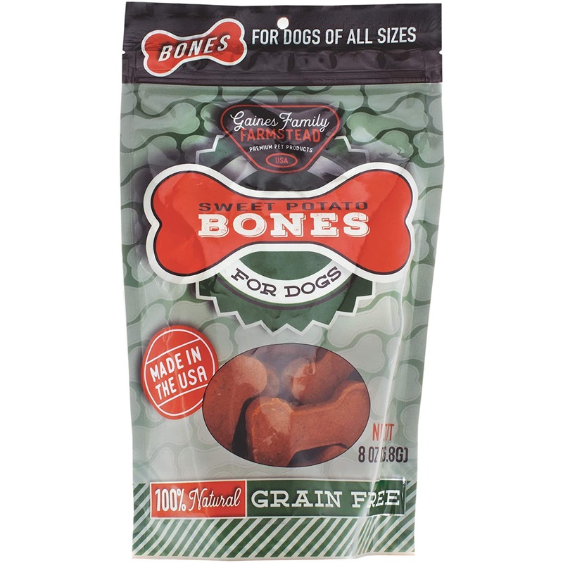 Gaines Family Farmstead 100% Natural Sweet Potato Bones, 8 oz