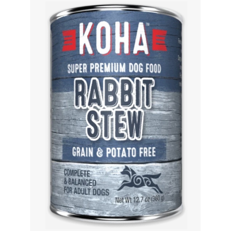Koha Rabbit Stew Grain Free Dog Food 12.7oz
