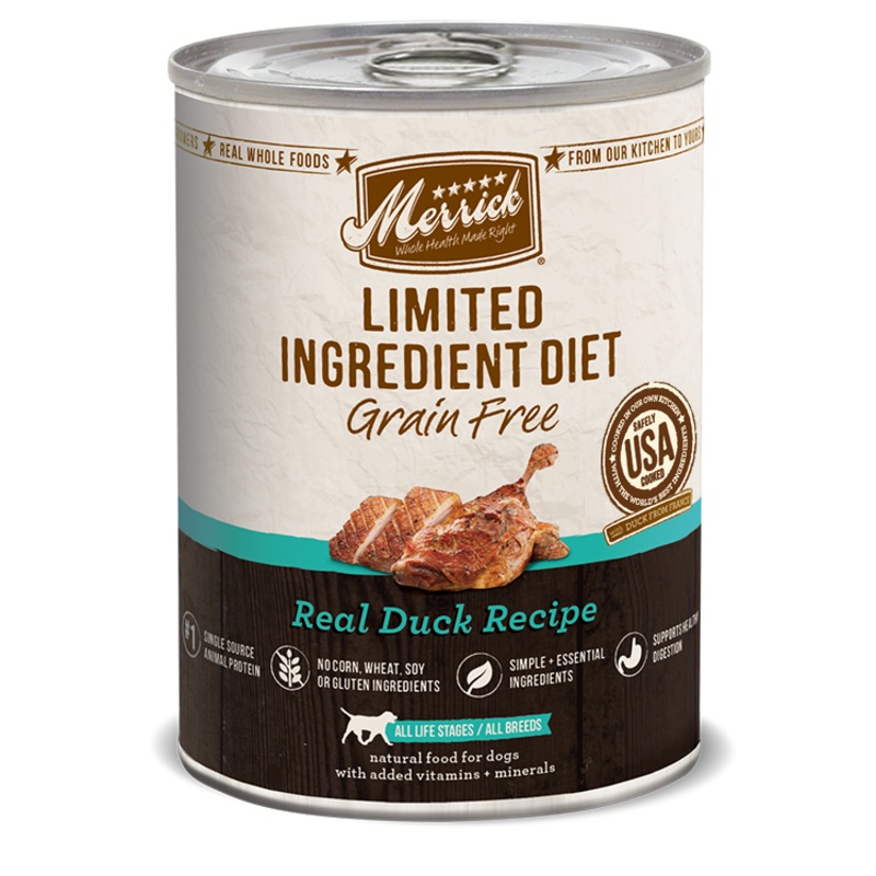 Merrick Limited Ingredient Diet: Real Duck Dog Food 12.7 oz