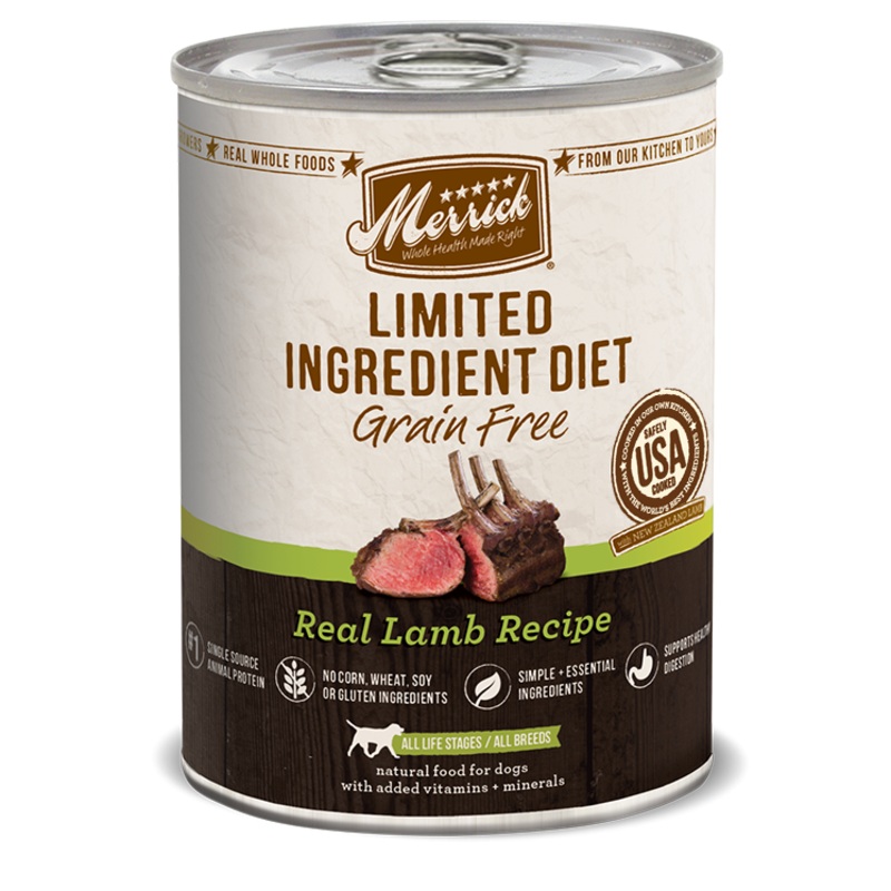 Merrick Limited Ingredient Diet: Real Lamb Dog Food 12.7 oz