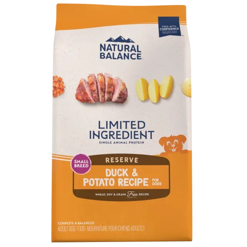 Natural Balance Limited Ingredients Diet Dog Food: Small Bites Duck and Potato Dry Dog Food