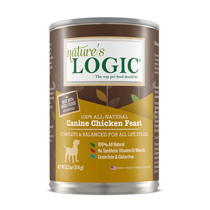 Nature's Logic Canine Chicken  Feast, 13.2 oz