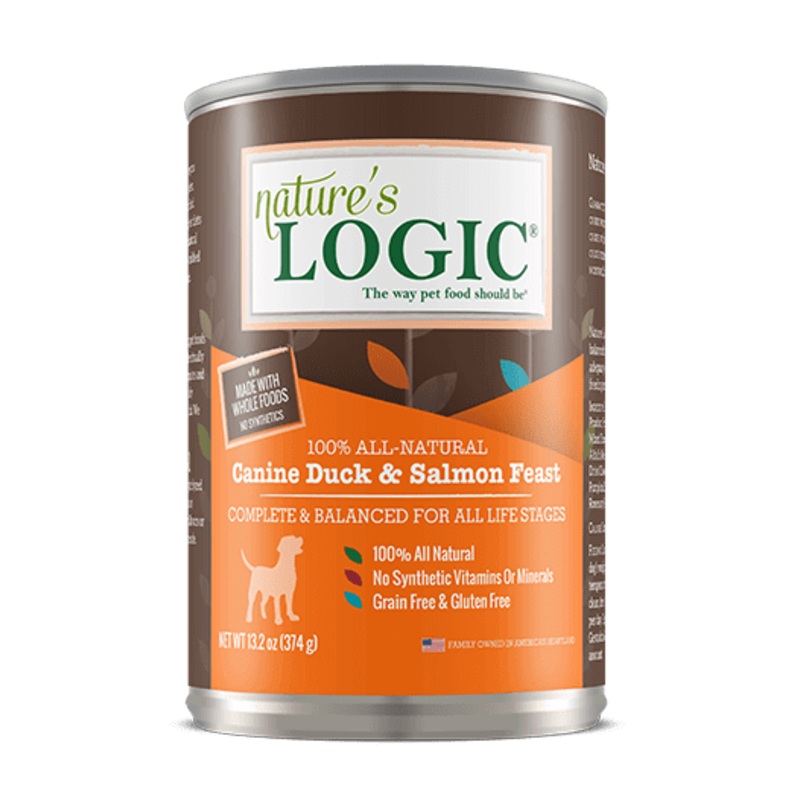 Nature's Logic Canine Duck and Salmon Feast, 13.2 oz