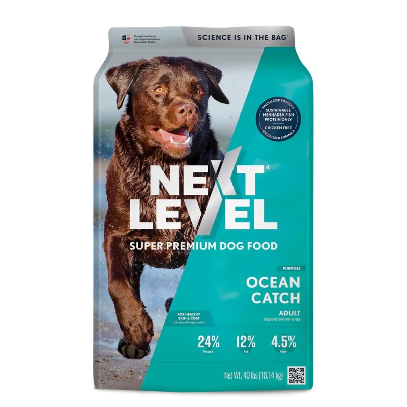 Next Level Ocean Catch Adult Dry Dog Food 40 lb