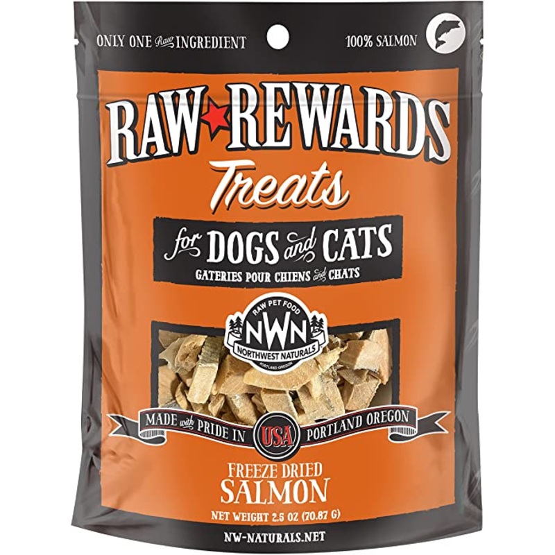 Northwest Naturals Raw Rewards Freeze-Dried Salmon 2.5oz